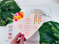 Load image into Gallery viewer, Wedding Menu - Heart Shape - Cabo San Lucas, Mexico