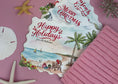 Load image into Gallery viewer, Tropical Watercolor Holiday Card | Illustrated Christmas Card