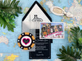 Load image into Gallery viewer, Custom Retro Las Vegas Wedding Invitation - (Sure Thing Chapel)