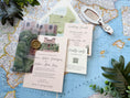 Load image into Gallery viewer, Bell Recó Custom Watercolor Invitation (Barcelona, Spain)