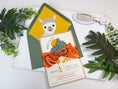 Load image into Gallery viewer, Kids Camping Birthday Invite - First Birthday