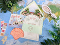 Load image into Gallery viewer, Key West Tropical Watercolor Wedding Invitation - (Casa Marina)