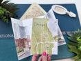 Load image into Gallery viewer, Chicago City Watercolor Gatefold Wedding Invitation