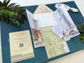 Load image into Gallery viewer, Chicago City Watercolor Gatefold Wedding Invitation