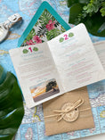 Load image into Gallery viewer, Aruba Passport Destination Wedding Invitation (Palm Beach)