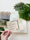 Load image into Gallery viewer, Vintage Crest Passport Wedding Invitation (Playa Mantas, Costa Rica)