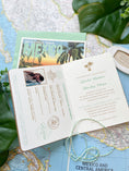 Load image into Gallery viewer, Boho Passport Destination Wedding Invitation (Puerto Vallarta - Mexico)