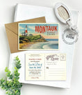 Load image into Gallery viewer, Save the Date - Montauk, New York - Vintage Travel Postcard
