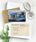 Load image into Gallery viewer, Save the Date - Asheville - Vintage Large Letter Postcard (North Carolina)