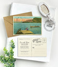 Load image into Gallery viewer, Save the Date - Lake George - Couple Photo - Vintage Travel (New York)