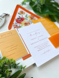 Load image into Gallery viewer, Modern Sunset Wedding Invitation (Puerto Rico)