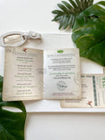 Load image into Gallery viewer, Vintage Crest Passport Wedding Invitation (Playa Mantas, Costa Rica)