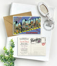 Load image into Gallery viewer, Save the Date - Los Angeles, California - Vintage Large Letter Postcard