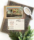Load image into Gallery viewer, Save the Date - Hawaii - Vintage Large Letter Postcard
