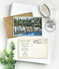 Load image into Gallery viewer, Save the Date -Lake Winnipesaukee, New Hampshire - Vintage Large Letter Postcard