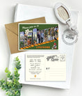 Load image into Gallery viewer, Save the Date - New Orleans, Louisiana (Green and Orange) - Vintage Large Letter Postcard