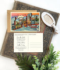 Load image into Gallery viewer, Save the Date - Cape Cod, Massachusetts - Vintage Large Letter Postcard