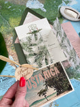 Load image into Gallery viewer, Tropical Vellum and Monogram Wedding Invitation (Costa Rica)