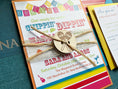 Load image into Gallery viewer, Vibrant Mexico Wedding Invitation | Custom Papel Picado Design | Colorful Destination Suite