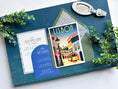 Load image into Gallery viewer, Custom Travel Poster Wedding Invitation (Lisbon, Portugal)