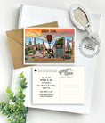 Load image into Gallery viewer, Save the Date - Marathon, Texas - Vintage Large Letter Postcard
