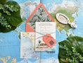 Load image into Gallery viewer, Renaissance Island Watercolor Wedding Invitation (Aruba)