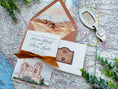 Load image into Gallery viewer, La Fonda on the Plaza Watercolor Wedding Invitation (Santa Fe, New Mexico)