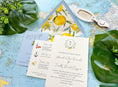 Load image into Gallery viewer, Positano Watercolor Wedding Invite (Villa Oliviero, Italy)