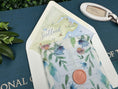 Load image into Gallery viewer, Wax Seal and Vellum Watercolor Wedding Invite (Scotland)