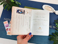 Load image into Gallery viewer, Rustic Ireland Passport Wedding Invitation