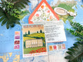 Load image into Gallery viewer, Italy Custom Travel Poster Save the Date (Villa Monaciano, Tuscany)