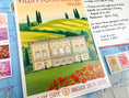 Load image into Gallery viewer, Italy Custom Travel Poster Save the Date (Villa Monaciano, Tuscany)