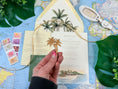 Load image into Gallery viewer, Little Palm Island Watercolor Wedding Invitation | Tropical Florida Wedding Suite