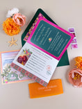 Load image into Gallery viewer, Mexico Passport Wedding Invitation | Bright Tropical Suite | Custom Watercolor Design