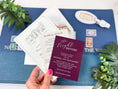 Load image into Gallery viewer, Elegant Tropical Custom Watercolor Invitation (Bella Mansion and Gardens, Florida)