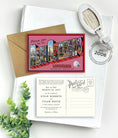 Load image into Gallery viewer, Save the Date - New Orleans, Louisiana in Pink - Vintage Large Letter Postcard