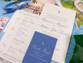Load image into Gallery viewer, Florida Tropical Wedding Invite, Watercolor Beach Suite, Port St. Lucie - Crane club