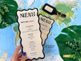 Load image into Gallery viewer, Retro Wedding Menu | Custom Designed Wedding Menu
