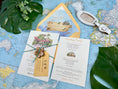 Load image into Gallery viewer, Custom Watercolor Hacienda Alegre Wedding Invitation (Puerto Rico)