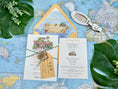 Load image into Gallery viewer, Custom Watercolor Hacienda Alegre Wedding Invitation (Puerto Rico)