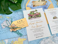 Load image into Gallery viewer, Custom Watercolor Hacienda Alegre Wedding Invitation (Puerto Rico)