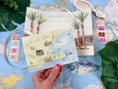 Load image into Gallery viewer, Cabo San Lucas Watercolor Gatefold Wedding Invitation (Mexico)