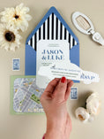 Load image into Gallery viewer, New York Custom Wedding Invitation - Taxi RSVP and Map
