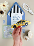 Load image into Gallery viewer, New York Custom Wedding Invitation - Taxi RSVP and Map
