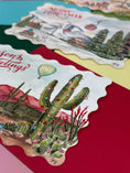Load image into Gallery viewer, Desert Watercolor Holiday Card | Illustrated Christmas Card
