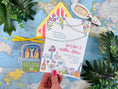 Load image into Gallery viewer, Colorful and Illustrated Portugal Wedding Invitation
