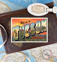 Load image into Gallery viewer, Save the Date - Tucson, Arizona (Desert Sunset) - Vintage Large Letter Postcard
