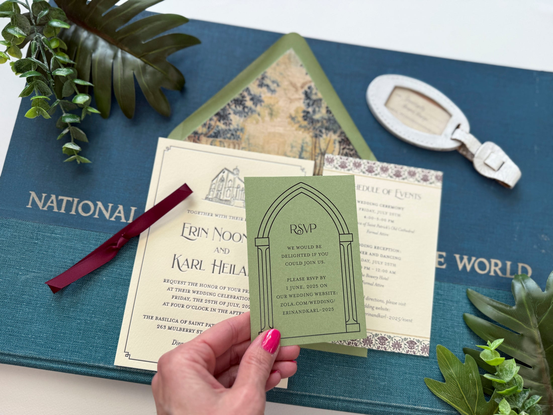 Bowery Hotel Custom Letterpress Invitation (New York City)