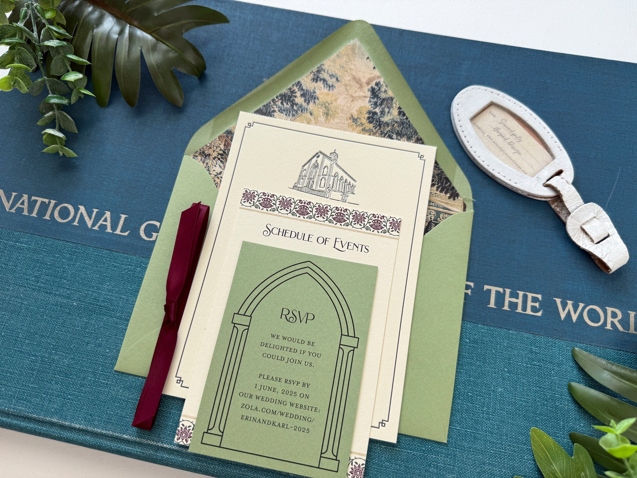 Bowery Hotel Custom Letterpress Invitation (New York City)