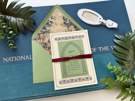 Bowery Hotel Custom Letterpress Invitation (New York City)